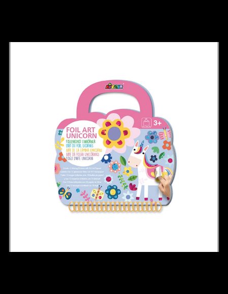 Βιβλίο Avenir Foil Art - Μονόκερος