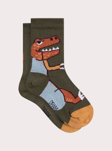 Παιδικές Κάλτσες για Αγόρια Chaki Dino
