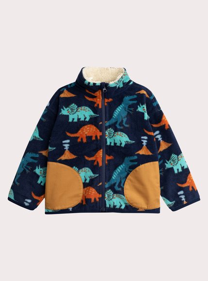 Παιδική Ζακέτα για Αγόρια Navy Dinos