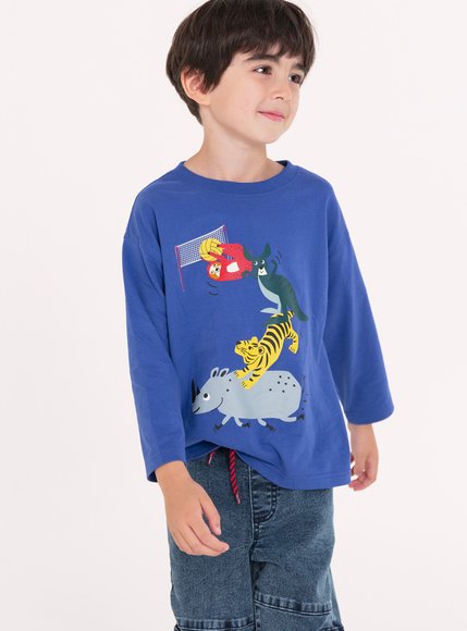 Παιδική Μπλούζα για Αγόρια Team Work