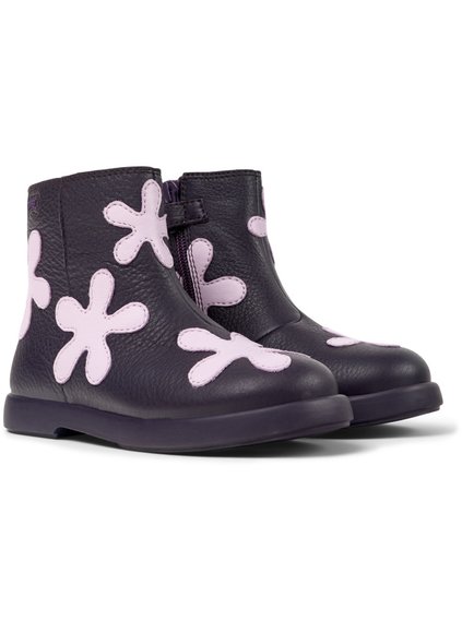 Παιδικά Παπούτσια Camper Twins για Κορίτσια Purple Boots (Μεγέθη 26-34)