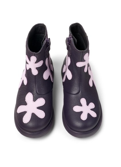 Παιδικά Παπούτσια Camper Twins για Κορίτσια Purple Boots (Μεγέθη 26-34)