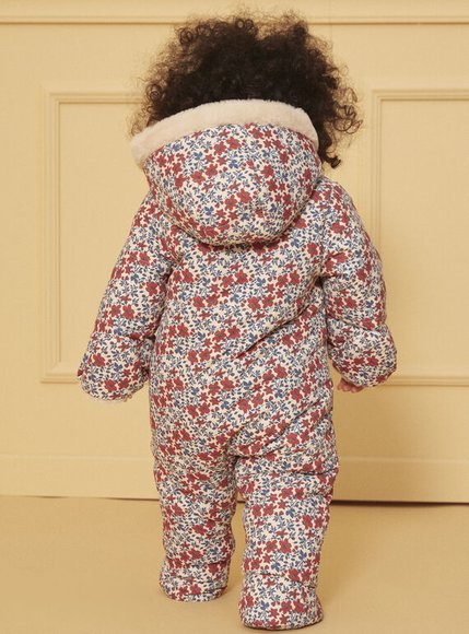Βρεφικό Μπουφάν για Κορίτσια Floral Overalls