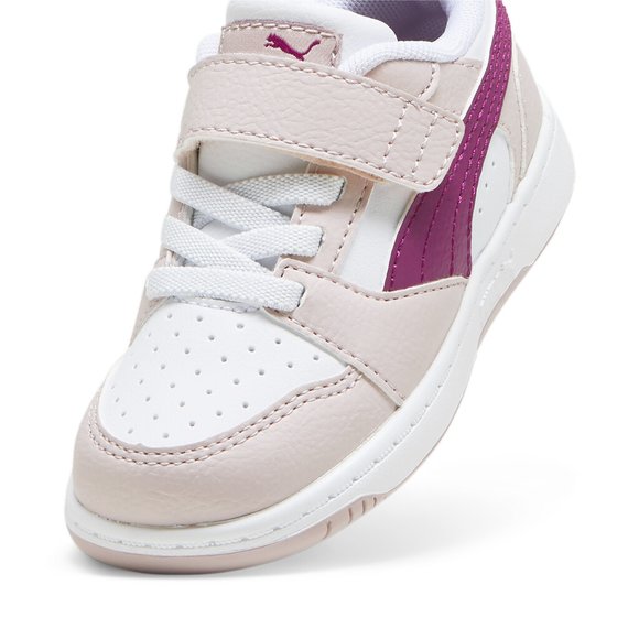 Παιδικά Παπούτσια Puma Rebound v6 για Κορίτσια Pink(Μεγέθη 28-35)