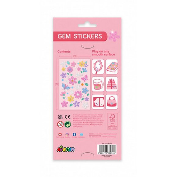 Αυτοκόλλητα Avenir Gem Flowers