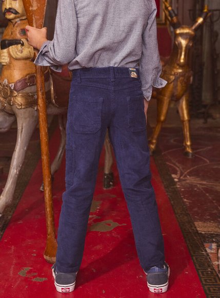 Παιδικό Παντελόνι για Αγόρια Blue Corduroy