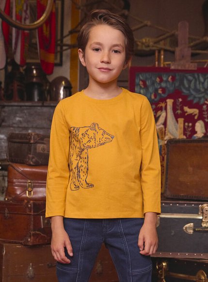 Παιδική Μπλούζα για Αγόρια Yellow Bear