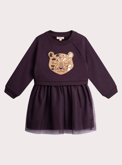 Παιδικό Φόρεμα για Κορίτσια Purple Sweatshirt