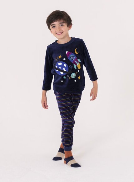 Παιδικές Πιτζάμες για Αγόρια Velvet Space