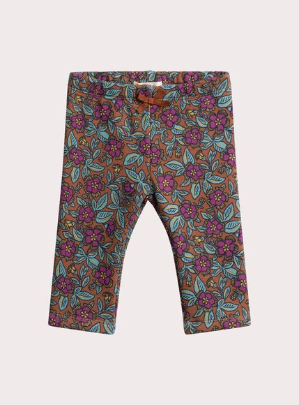 Βρεφικό Κολάν για Κορίτσια Brown Floral