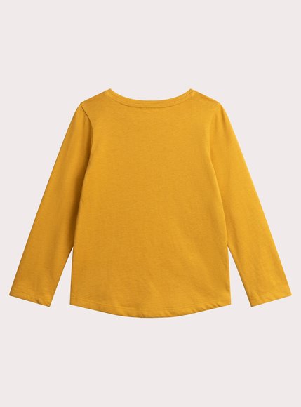 Παιδική Μπλούζα για Κορίτσια Mustard Leopards