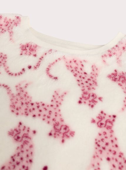 Σετ Παιδικές Πιτζάμες για Κορίτσια Pink Leopards