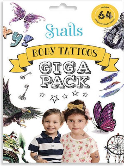 Παιδικά Τατουάζ Snails Giga Pack