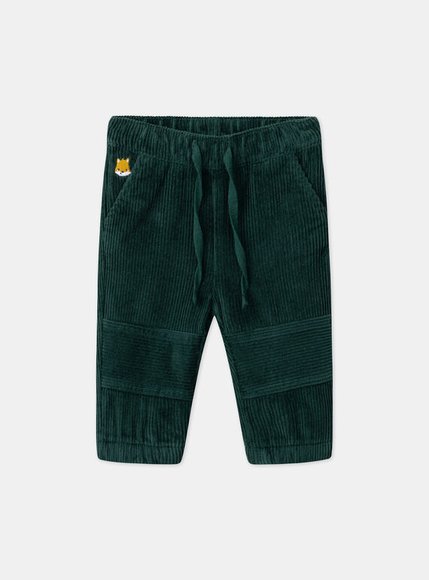 Βρεφικό Παντελόνι για Αγόρια Green Corduroy