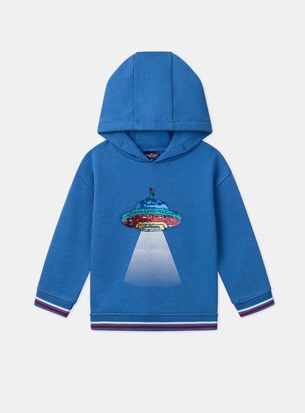 Παιδικό Φούτερ για Αγόρια Blue Ufo
