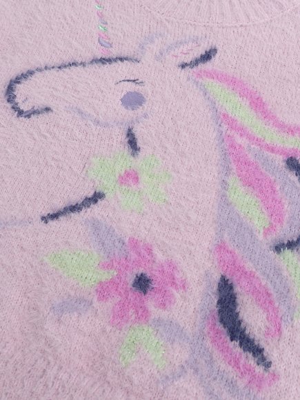 Παιδικό Πουλόβερ για Κορίτσια Lilac Unicron