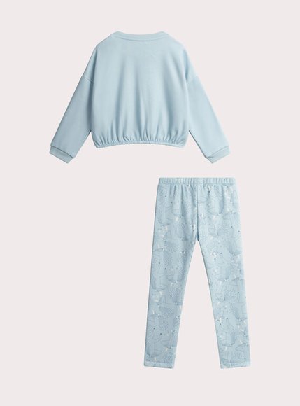 Σετ Παιδικές Πιτζάμες για Κορίτσια Sky Blue Unicorn