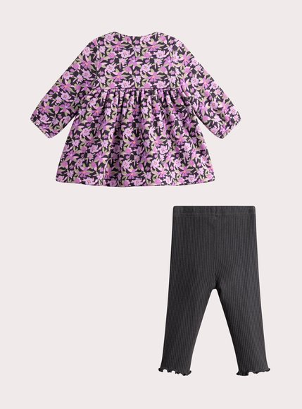 Βρεφικό Σετ για Κορίτσια Purple Floral