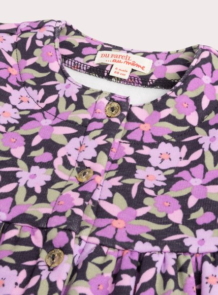 Βρεφικό Σετ για Κορίτσια Purple Floral
