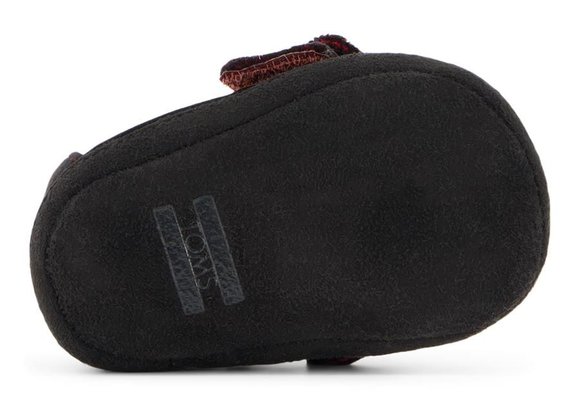 Βρεφικά Παπούτσια Toms για Κορίτσια Dark Burgundy Velvet (Μεγέθη 17,5-18,5)