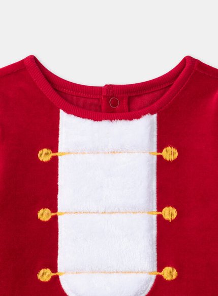 Βρεφική Ολόσωμη Πιτζάμα Unisex Santa Baby