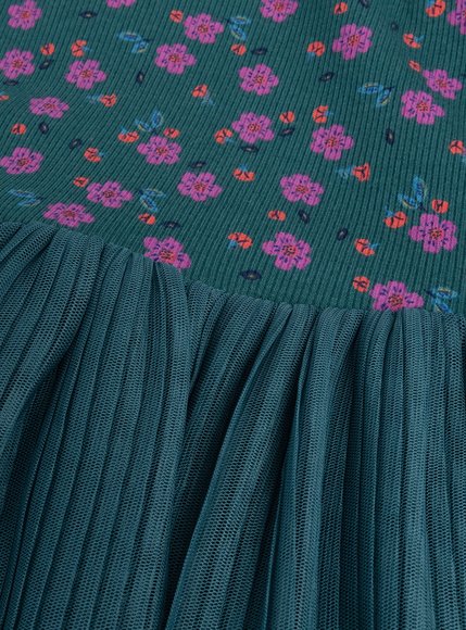 Παιδικό Φόρεμα για Κορίτσια Green Floral