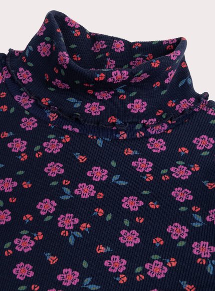 Παιδική Μπλούζα για Κορίτσια Navy Floral
