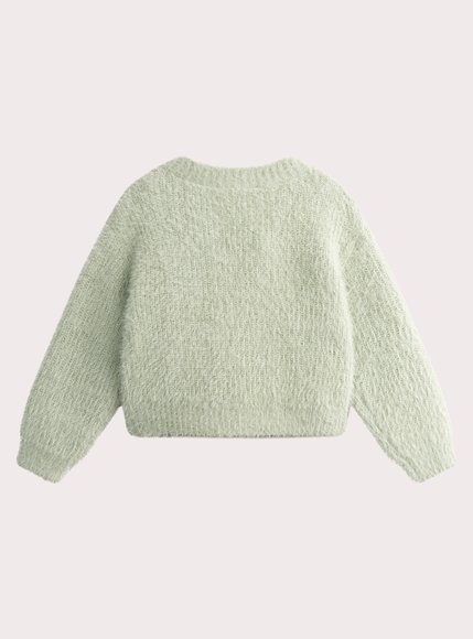 Παιδική Ζακέτα για Κορίτσια Green Knit