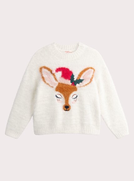 Παιδικό Πουλόβερ για Κορίτσια Fluffy Deer