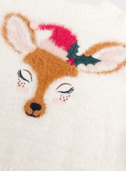 Παιδικό Πουλόβερ για Κορίτσια Fluffy Deer
