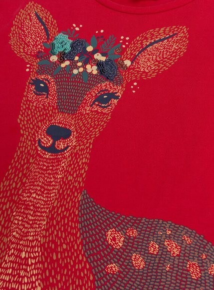 Παιδική Μπλούζα για Κορίτσια Red Deer