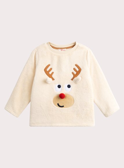 Σετ Παιδικές Πιτζάμες για Αγόρια Festive Reindeer