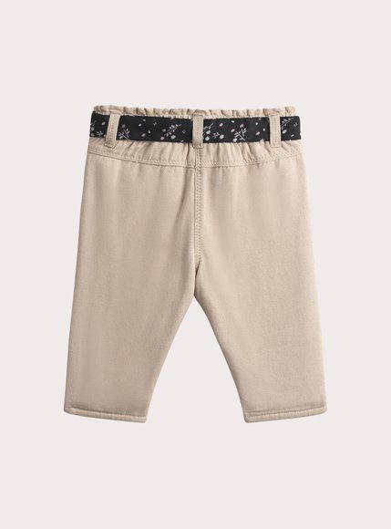 Βρεφικό Παντελόνι για Κορίτσια Basic Beige