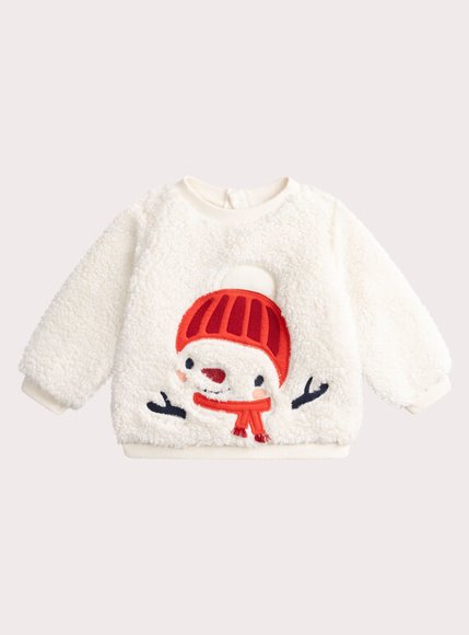 Βρεφικό Φούτερ για Αγόρια Happy Snowman