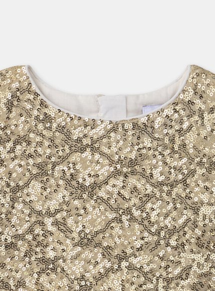 Παιδικό Φόρεμα για Κορίτσια Christmas Gold