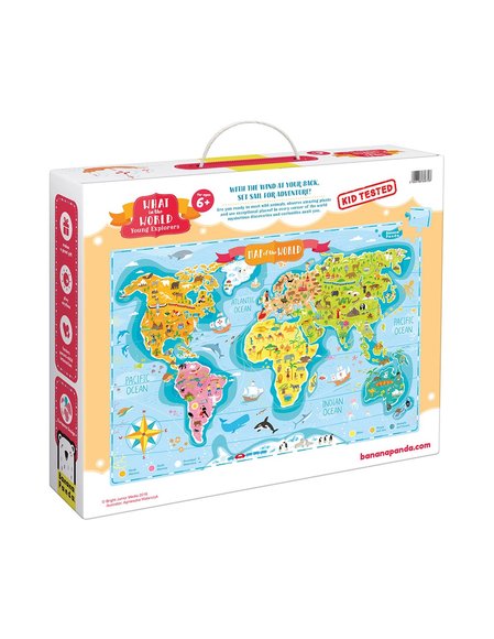 Παιδικό Παζλ Banana Panda What in The World Explorers 6+