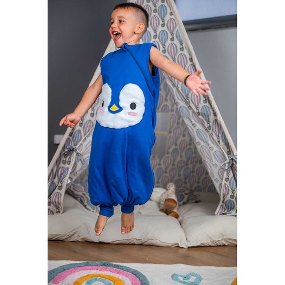 Χειμωνιάτικος Υπνόσακος με ποδαράκια BlissSac - Penguin Blue