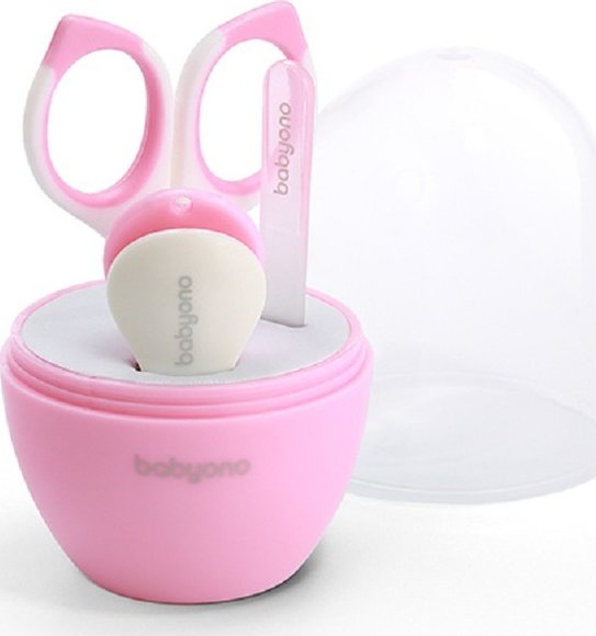 Βρεφικό Σετ Περιποίησης Νυχιών BabyOno με Θήκη - Pink - ΠΟΛΥΧΡΩΜΟ φωτογραφία