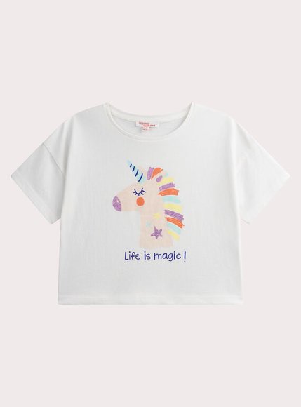 Παιδική Μπλούζα για Κορίτσια Magic Unicorn