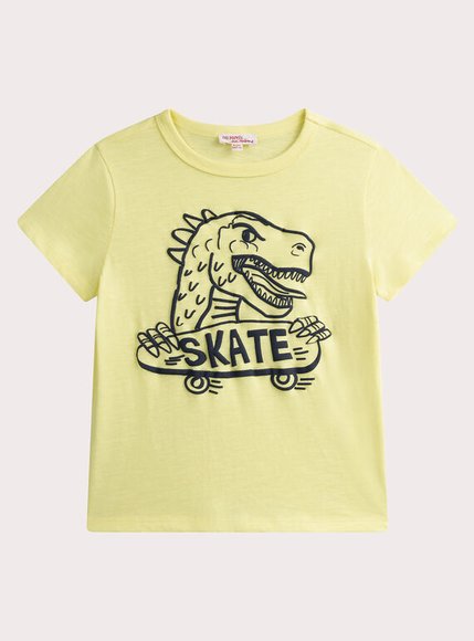 DPAM Παιδική Μπλούζα για Αγόρια Yellow Skate - ΚΙΤΡΙΝΟ