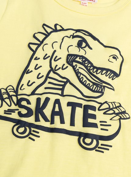 Παιδική Μπλούζα για Αγόρια Yellow Skate