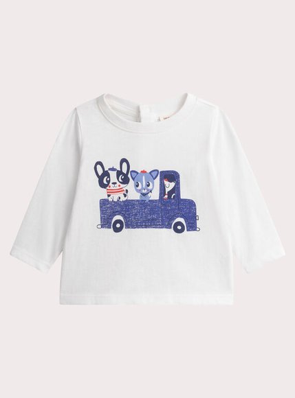 Βρεφική Μπλούζα για Αγόρια Puppy Ride
