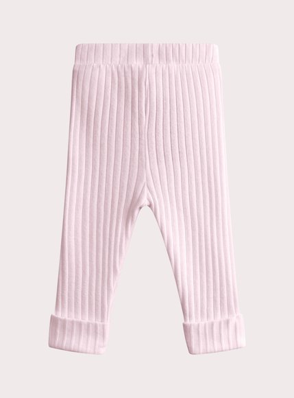Βρεφικό Κολάν για Κορίτσια Ribbed Soft Pink