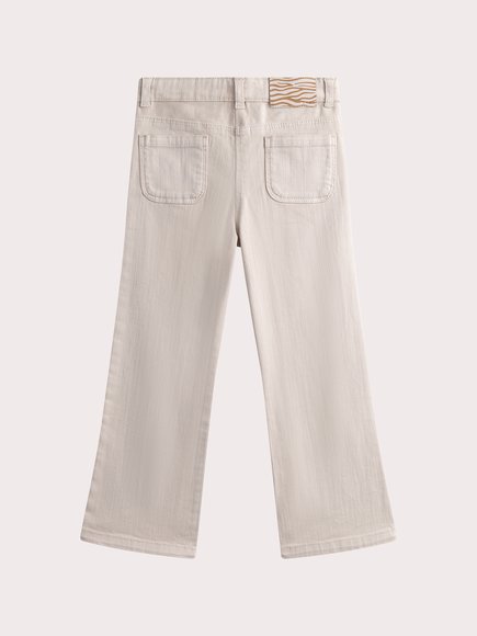 Παιδικό Παντελόνι για Κορίτσια Beige Flare
