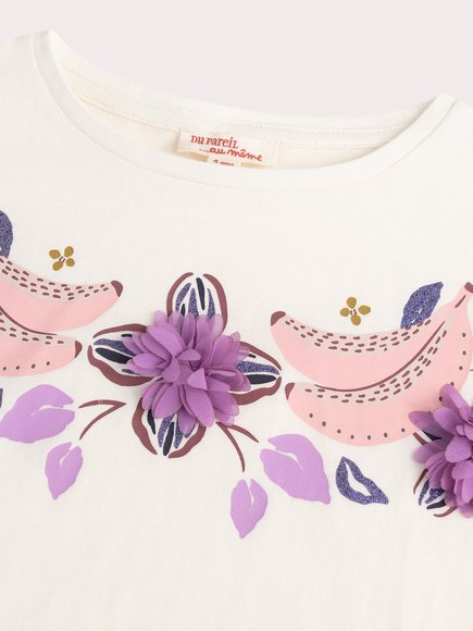 Παιδική Μπλούζα για Κορίτσια Purple Garden