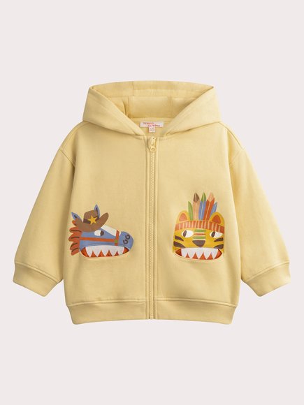 Παιδική Ζακέτα για Αγόρια Yellow Fleece