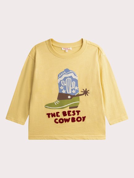 Παιδική Μπλούζα για Αγόρια Yellow Cowboy