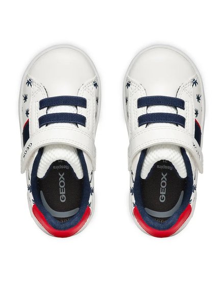 Βρεφικά Παπούτσια Geox B Eclyper για Αγόρια White (Μεγέθη 21-27)