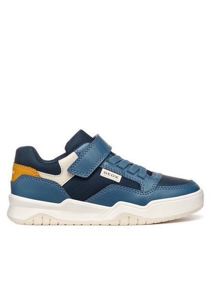 GEOX Παιδικά Παπούτσια Geox Perth για Αγόρια Blue/Yellow (Μεγέθη 28-36) - ΜΠΛΕ
