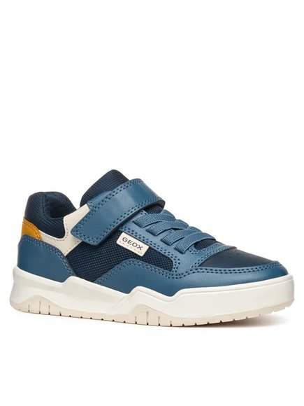 Παιδικά Παπούτσια Geox Perth για Αγόρια Blue/Yellow (Μεγέθη 28-36) - ΜΠΛΕ φωτογραφία